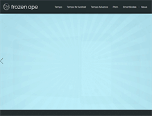 Tablet Screenshot of frozenape.com